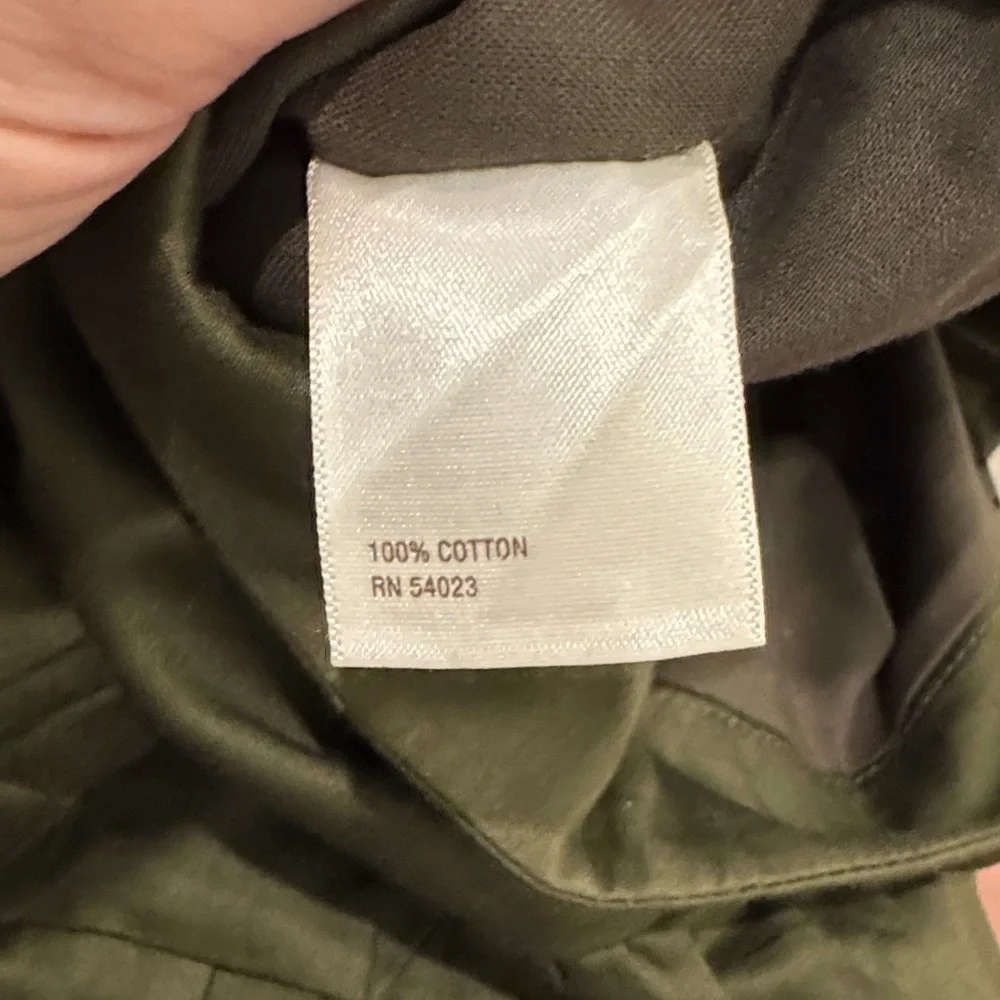 Olive Green Tiered Skirt - Picture 6 of 6